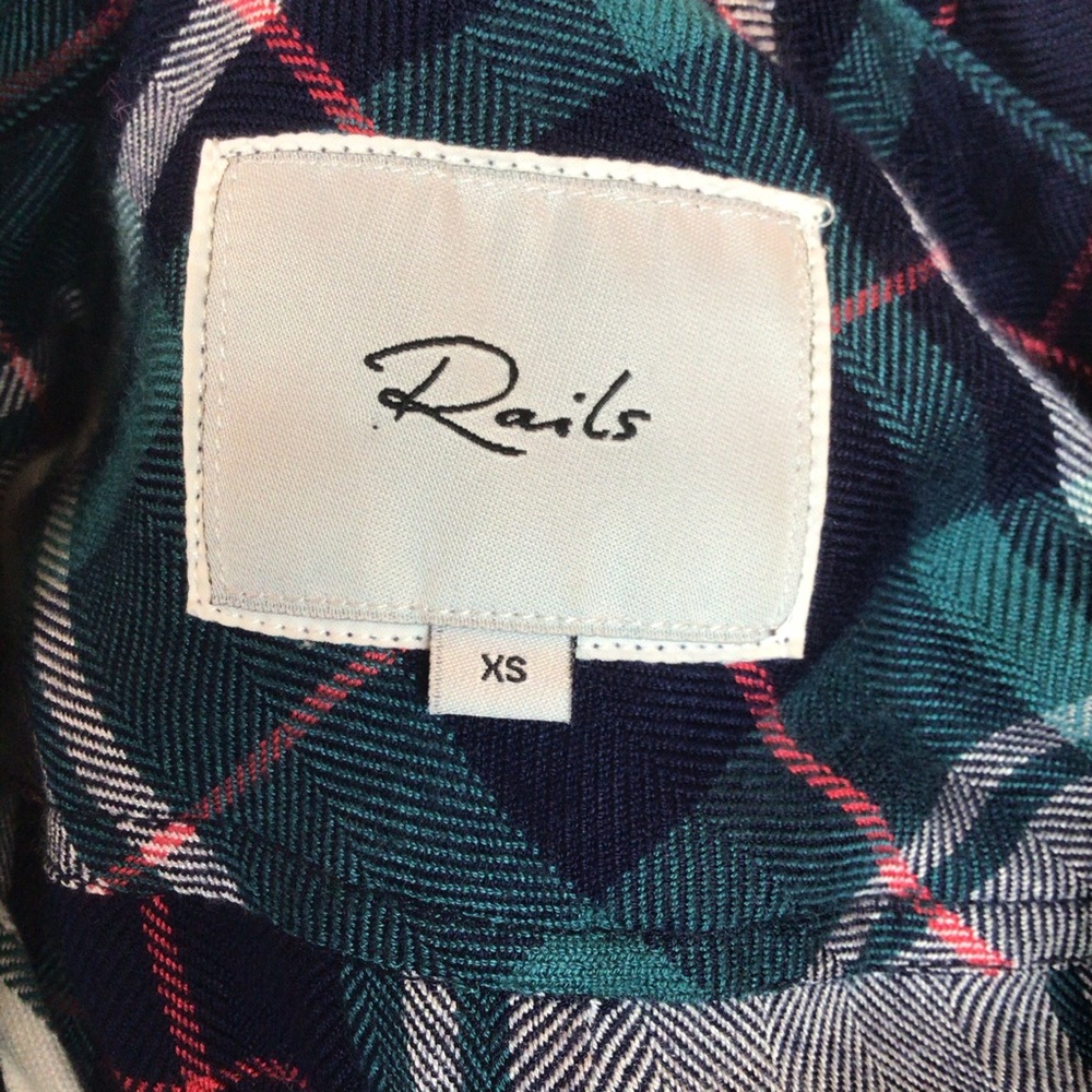 Rails Plaid Button Down Shirt - Like New - image 6